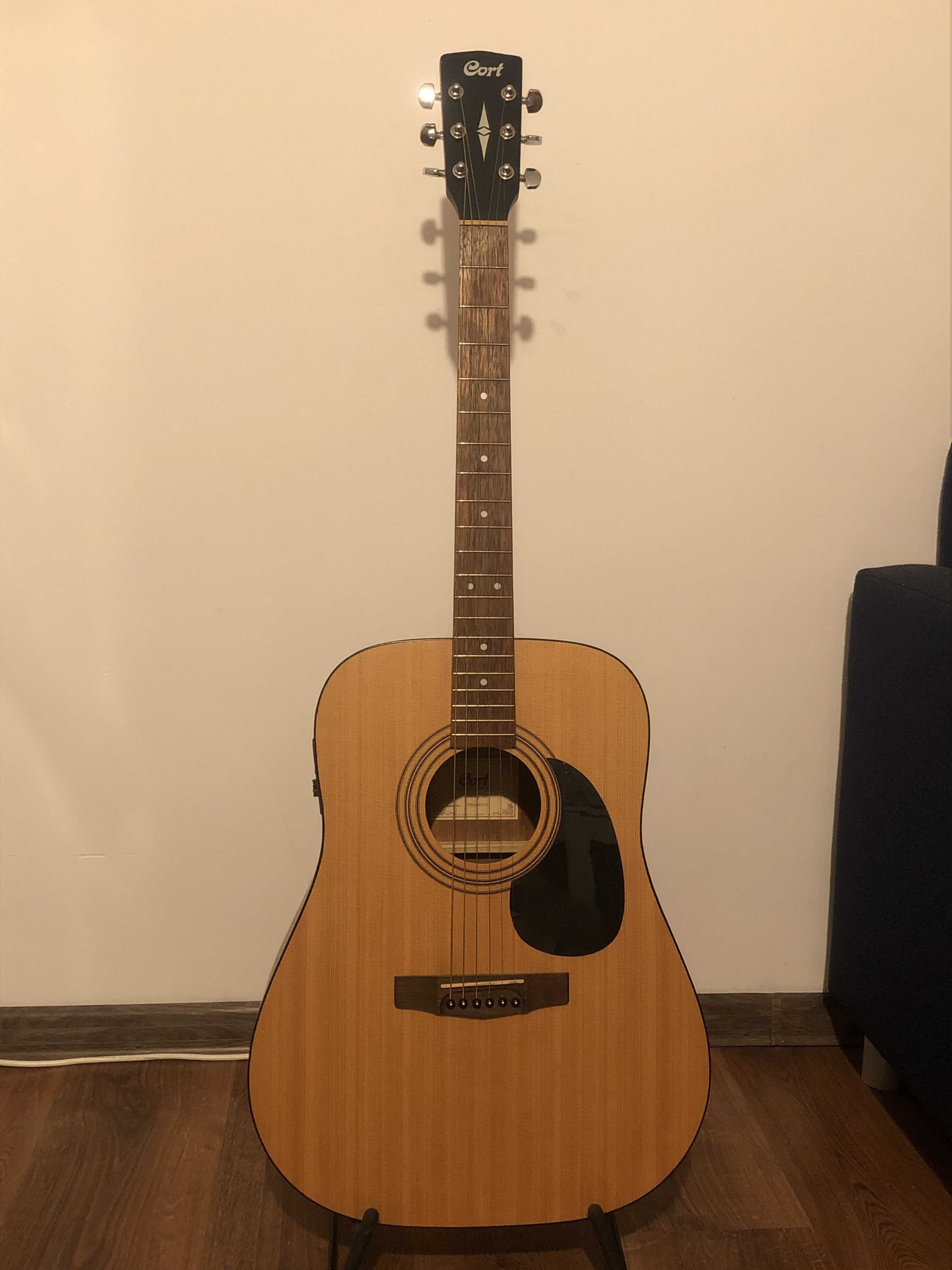 Gitara Elektroakustyczna CORT AD 810E OP + Akcesoria