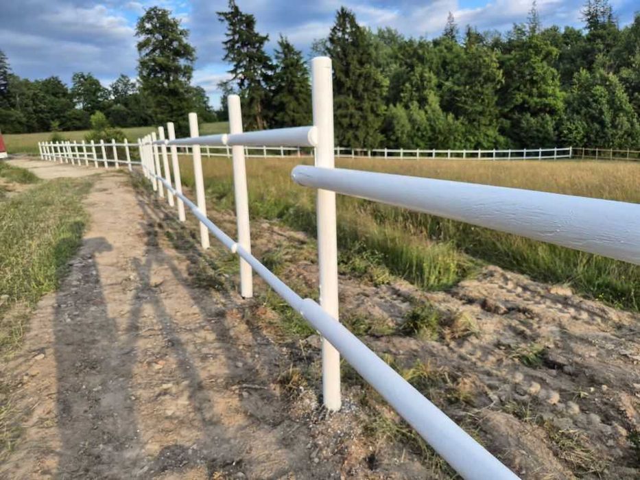 Ogrodzenie Drewniane Padok Lonżownik Zagroda Farmerska Dla Koni Bydła