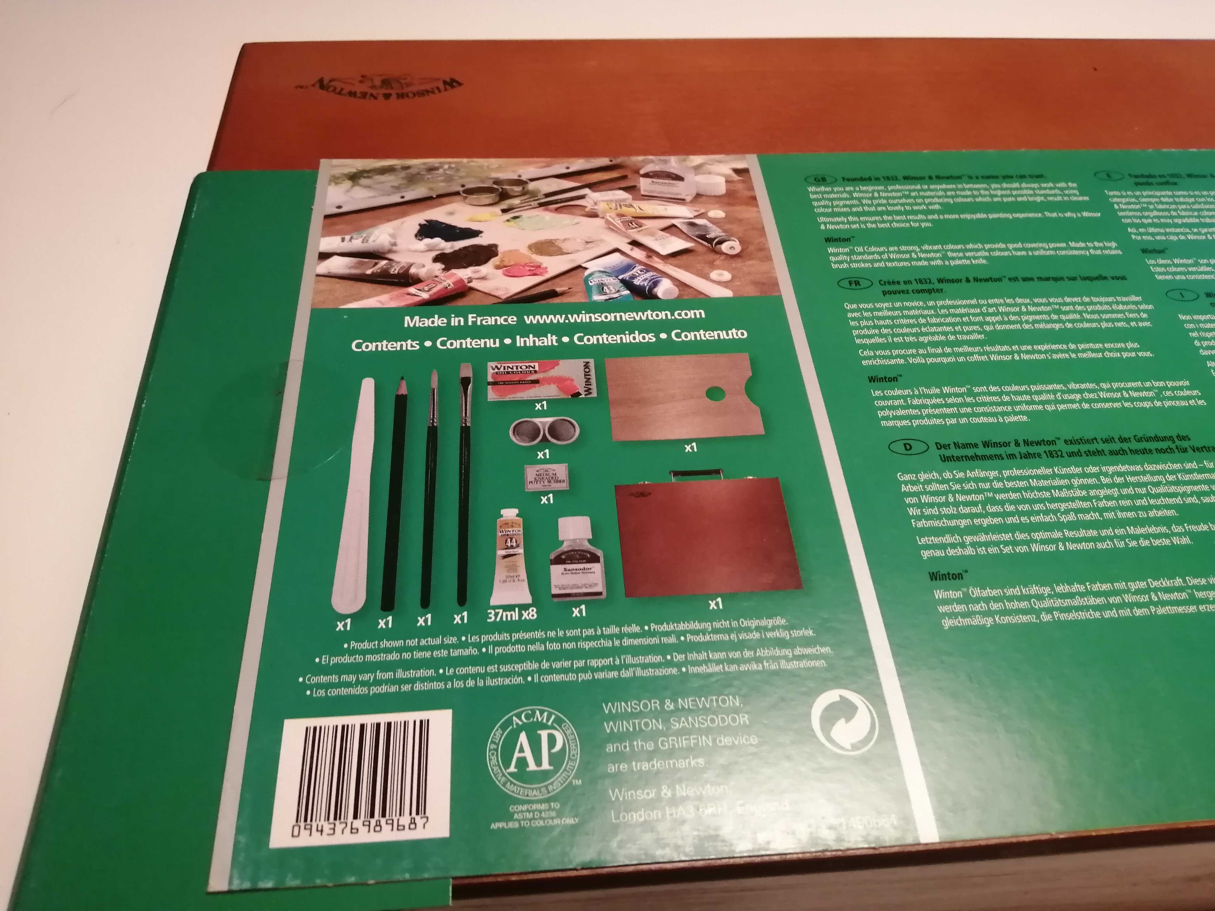 Caixa para pintura a óleo Windsor & Newton