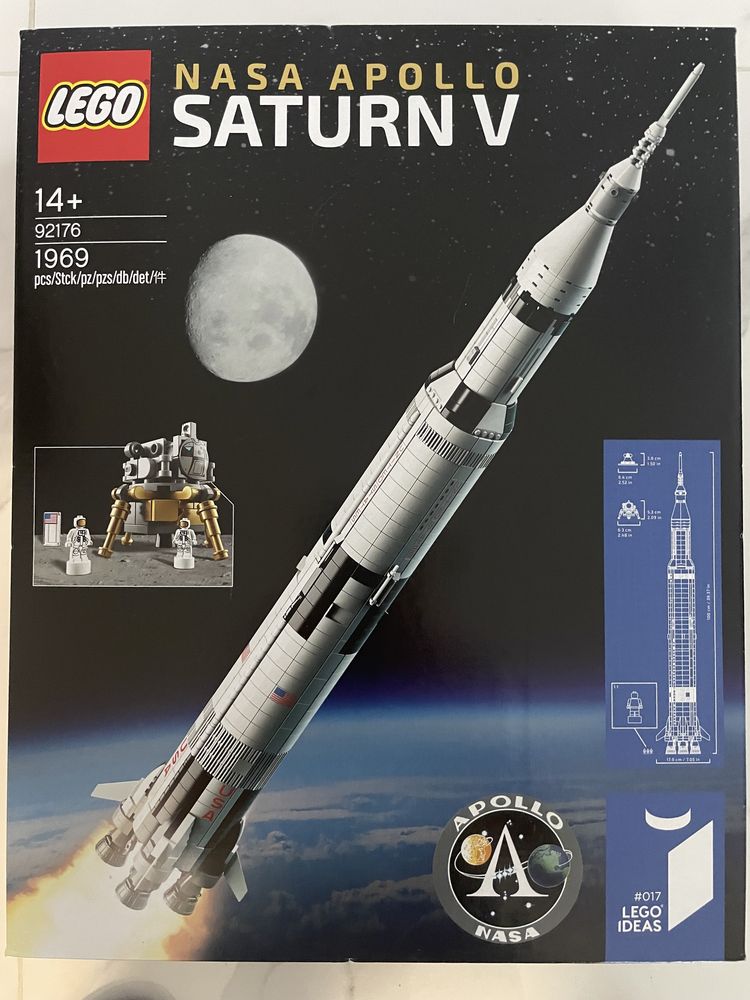 Nasa rakieta Lego 92176 Saturn V