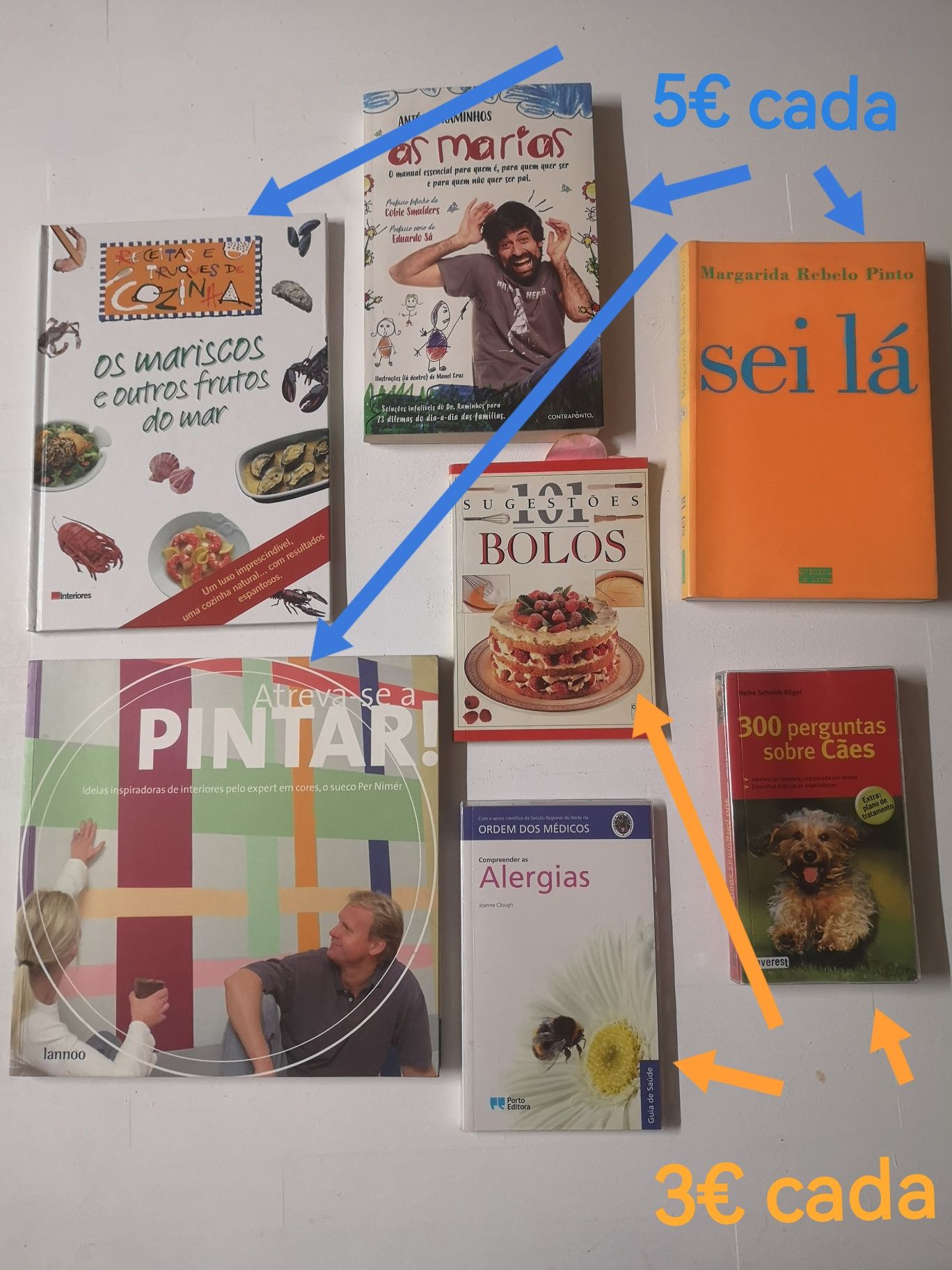 Livros de vários autores