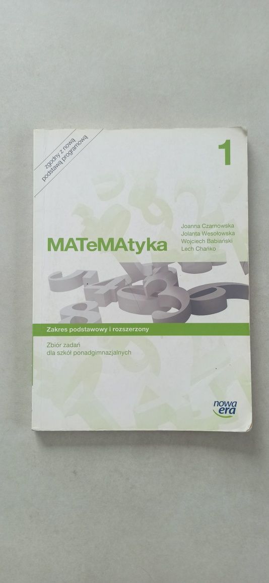 Matematyka kl. 1 LO, Technikum