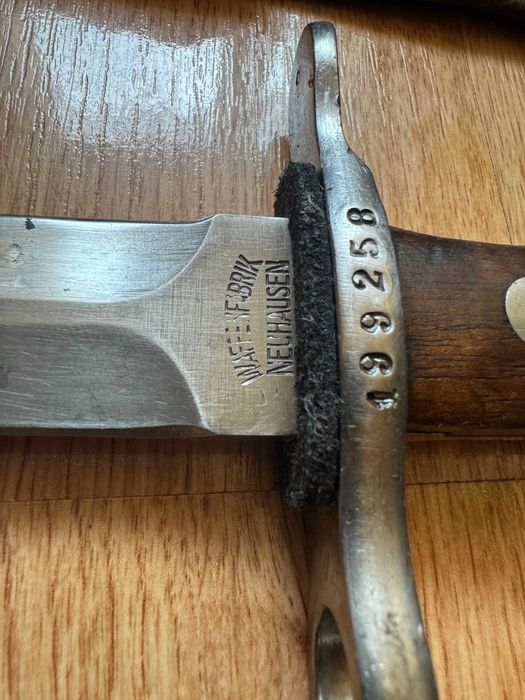 Bagnet Szwajcarski wz. 1918/31 do karabinu Schmid Rubin M1911_27