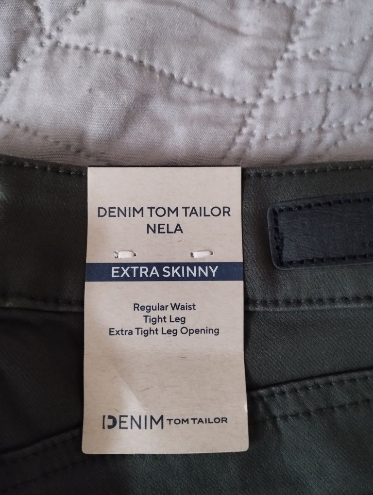 Nowe damskie spodnie Tom Tailor Nela W26/L30 extra skinny rurki