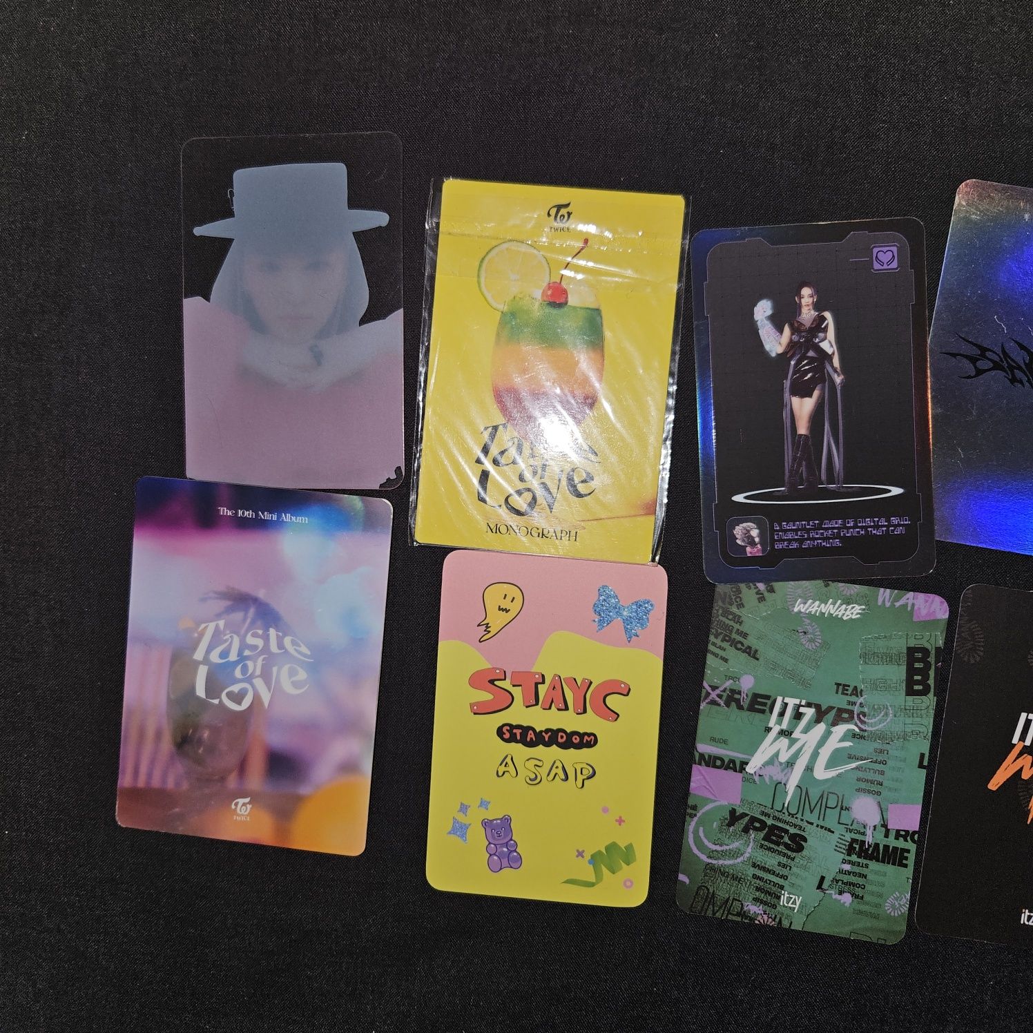 K-pop карта aespa Twice Stayc Red Velvet Itzy itzy teice red velvet