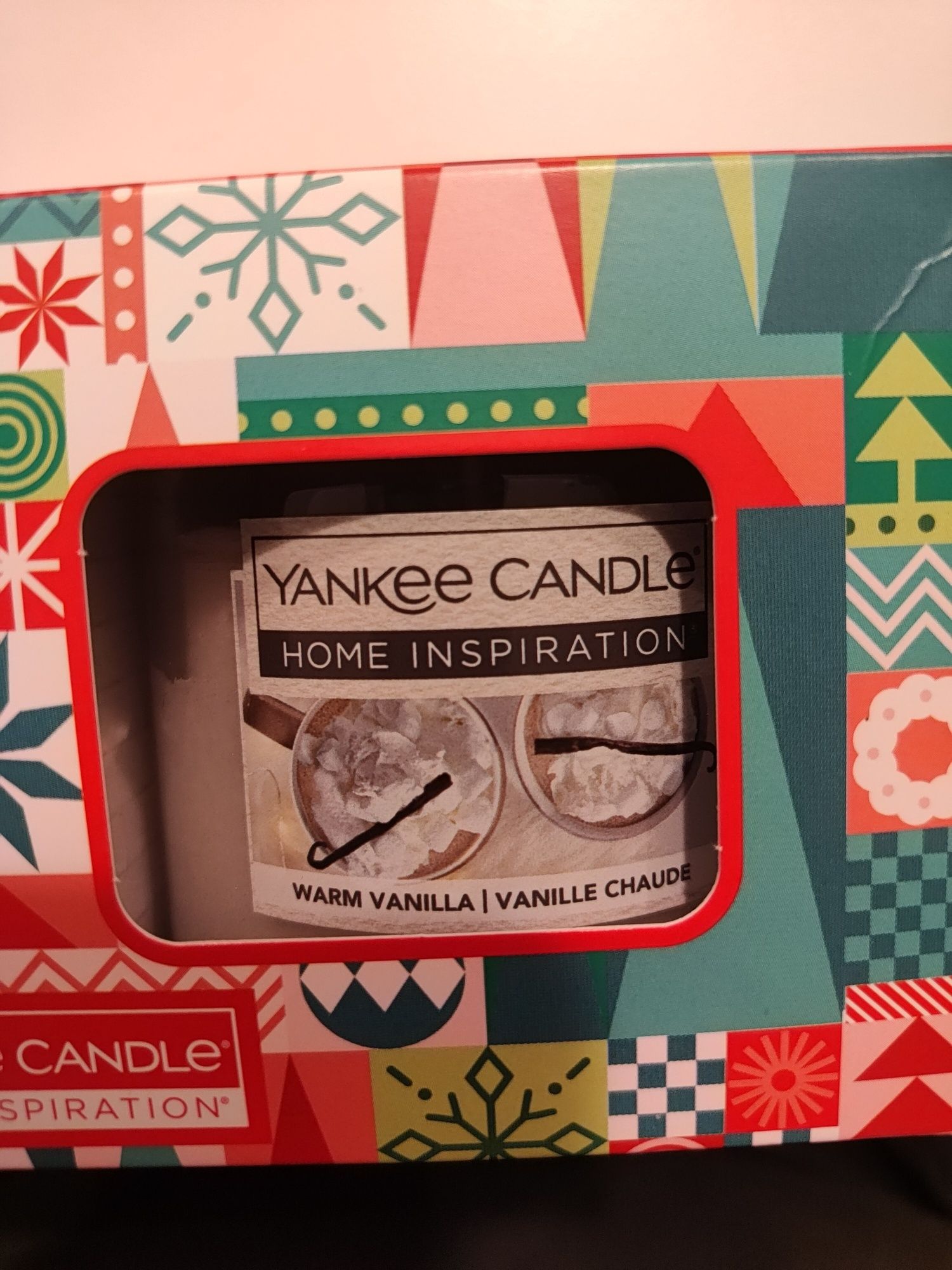 Dwie duże świece, świeczki zimowe, Yankee candle