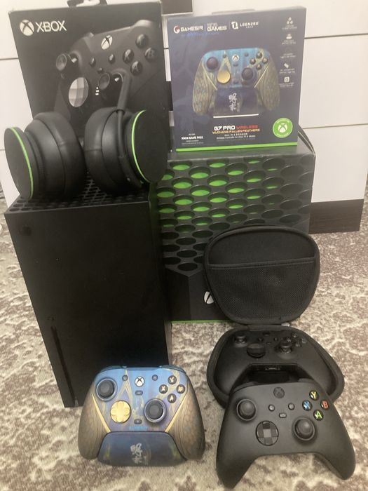 Xbox series X+gamesir g7 pro+xbox wireless headse+elite 2
