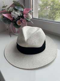 Шляпа панама белая Zara