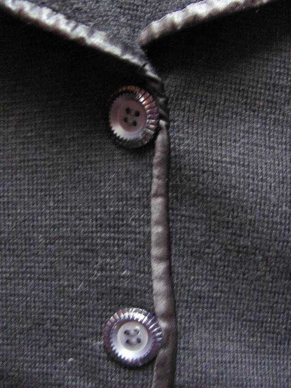 Pure Wool włoski ekskluzywny czarny wełniany żakiet vintage