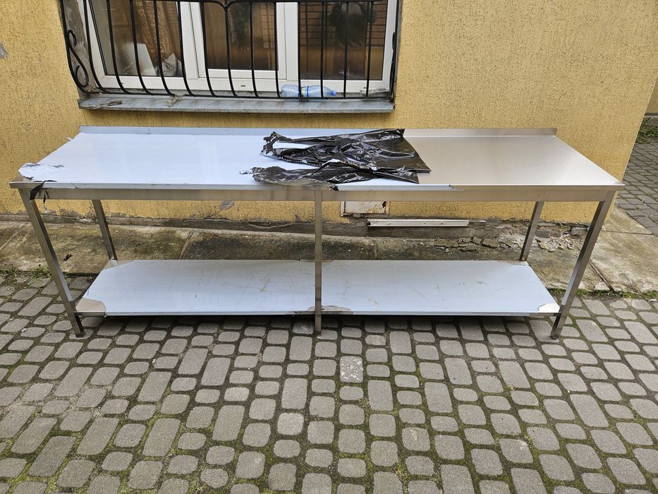 Столи з нержавіючої сталі , меблі виробничі