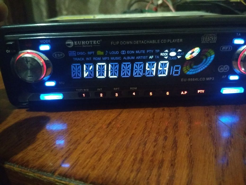 Продам автомагнитолу Eurotec eu-9984LCD MP3