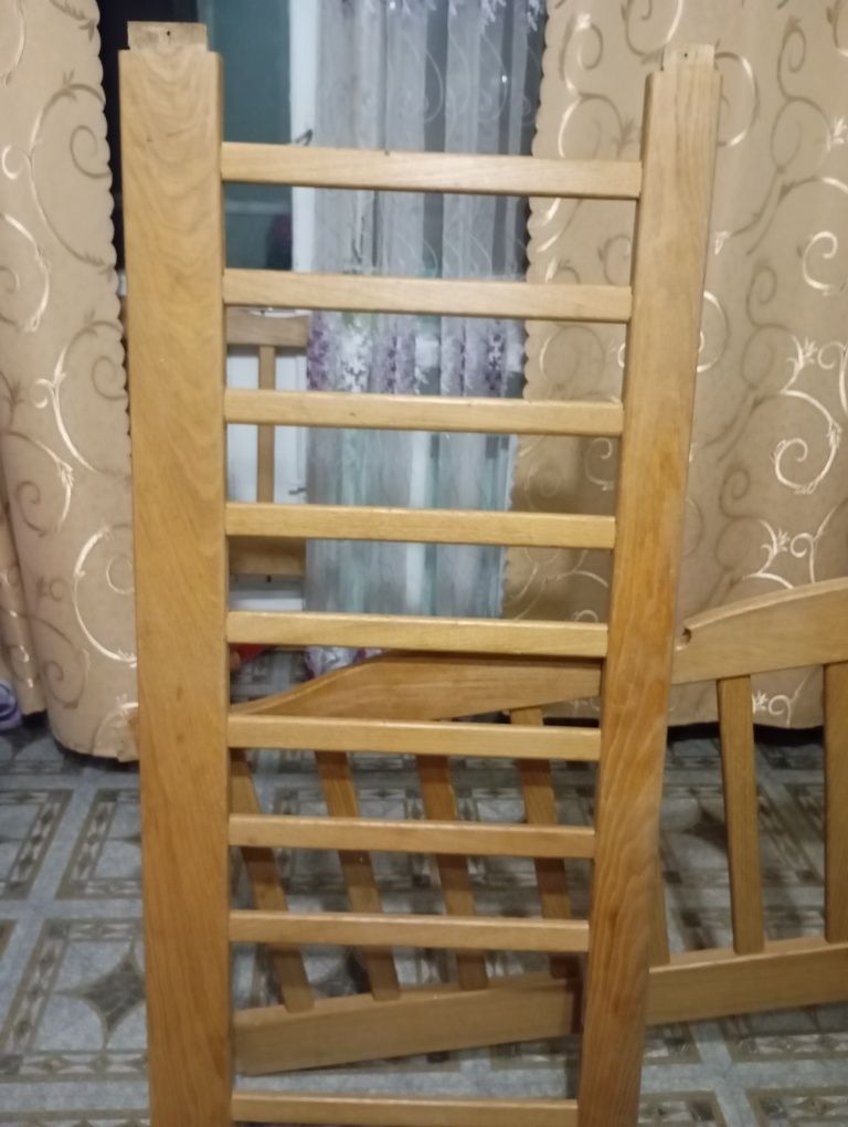 Ліжечко дитяче дерев'яне дуб