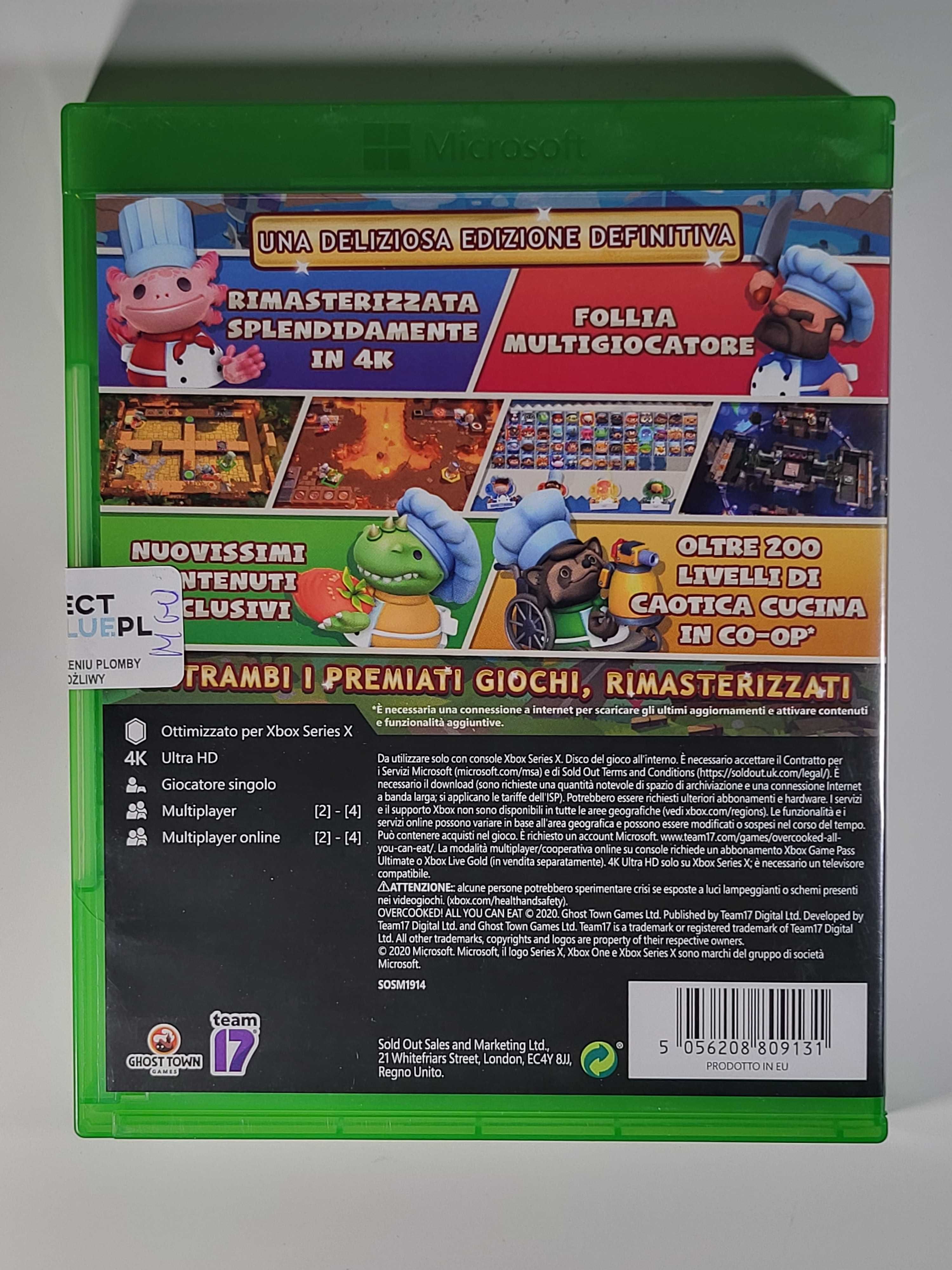 Overcooked All You Can Eat / Xbox Series X /Skup gier /Warszawa Służew