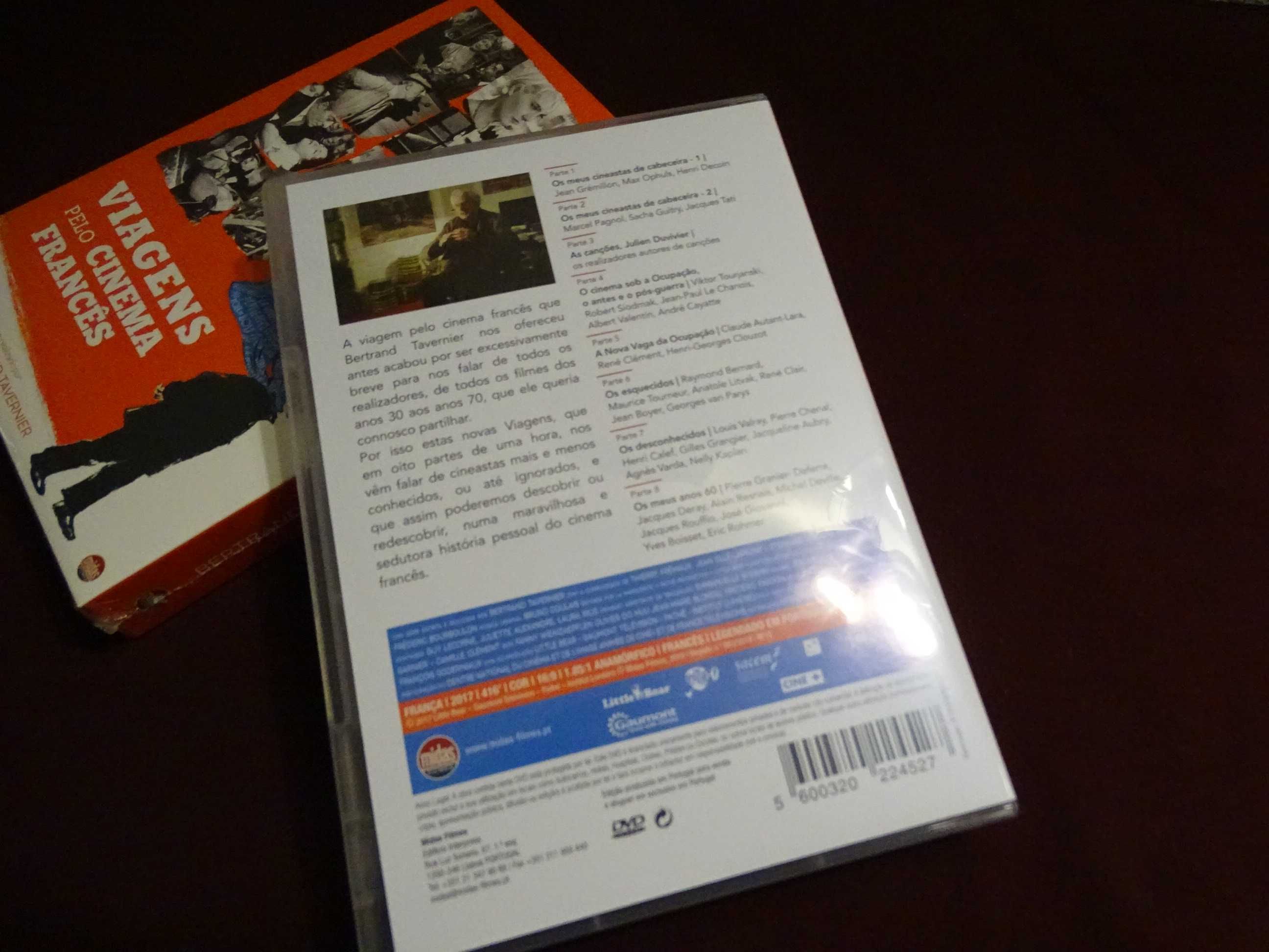 DVD-Viagens pelo Cinema Francês-Bertrand Tavernier-Edição 3 discos