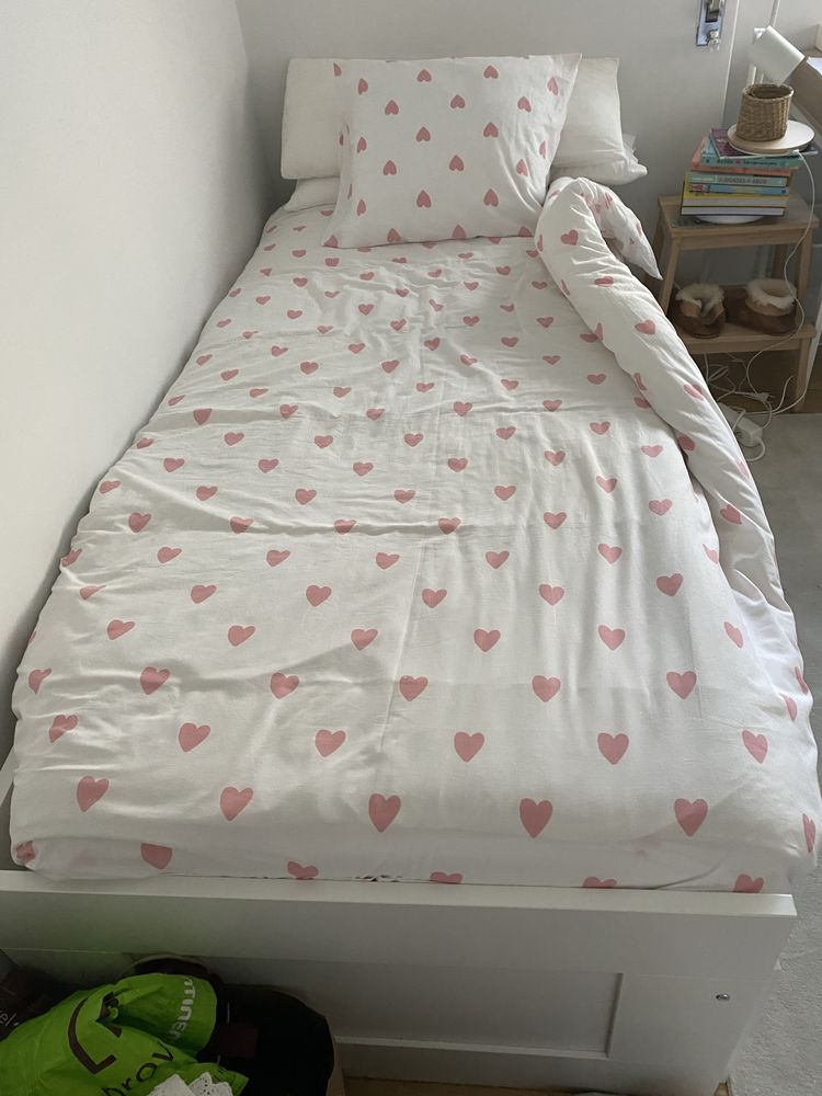 Cama individual dupla Ikea Brimnes