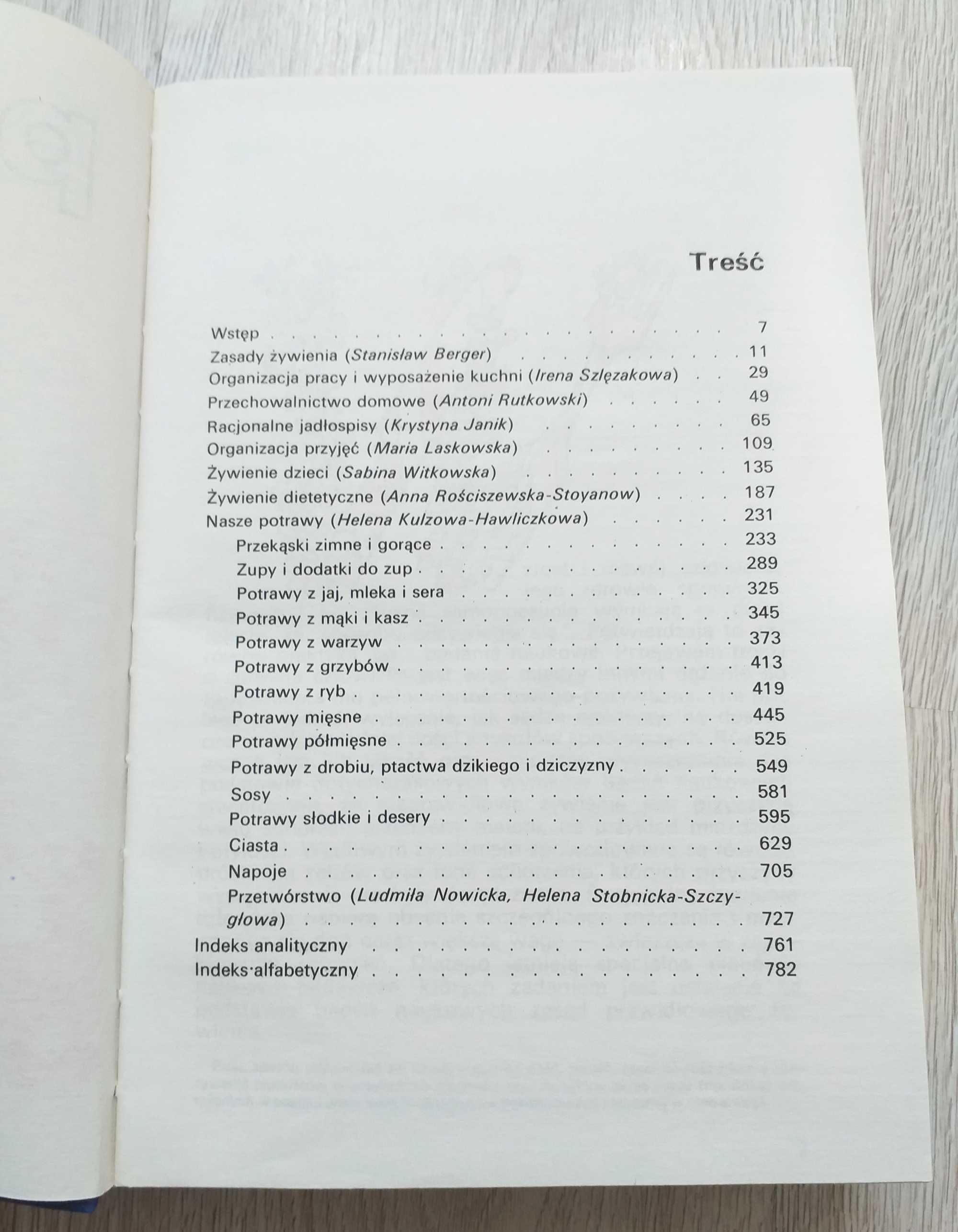 KUCHNIA POLSKA  1982r /  Książka Kucharska