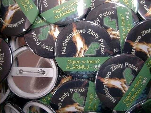 Przypinki znaczki na agrafce 56 mm quick buttons 50 szt