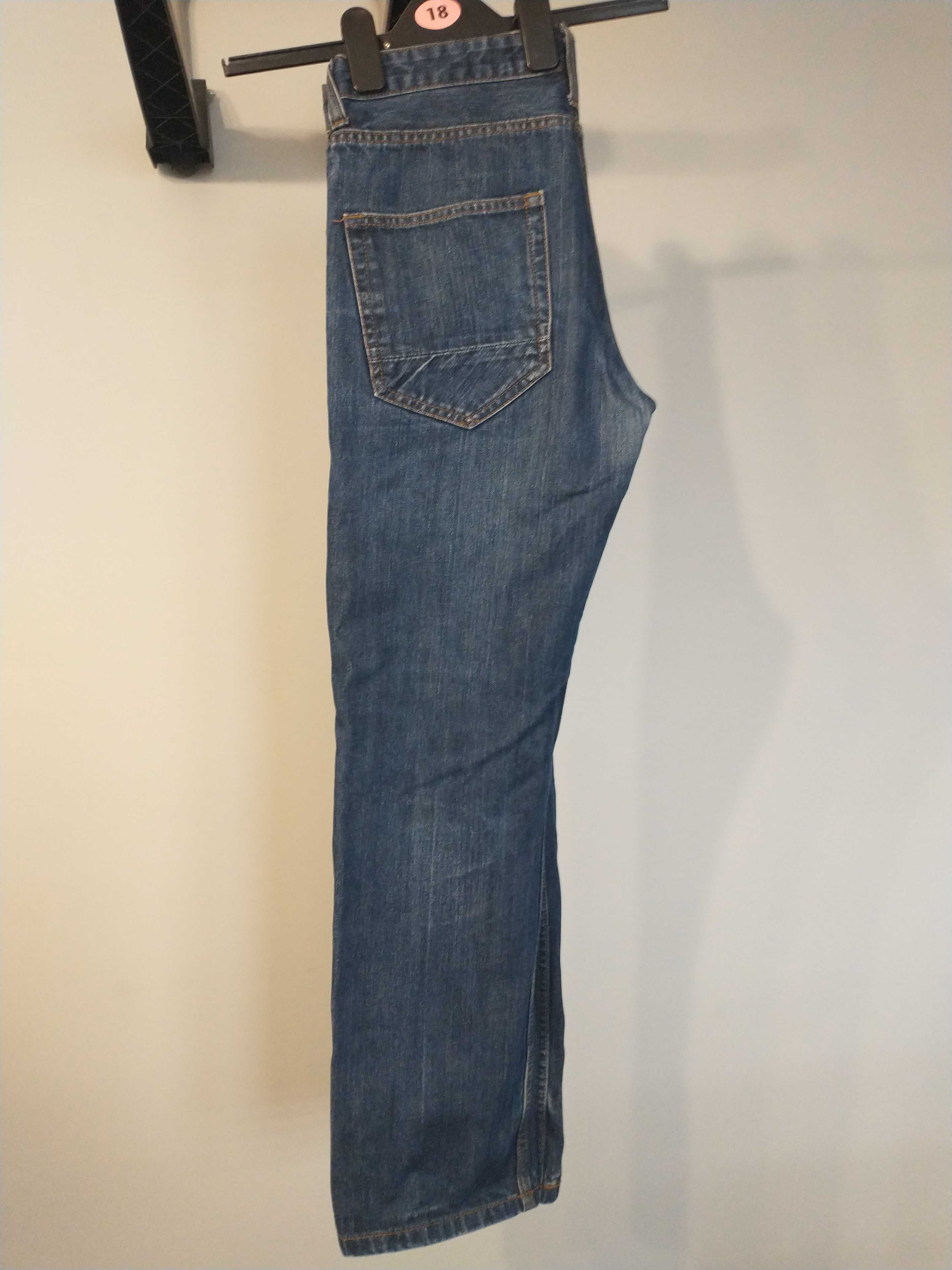 Spodnie jeansowe męskie, chłopięce River Island W30 L30, oryginalne