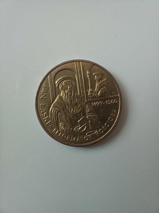 Moneta 2 złote Jan Łaski 1999
