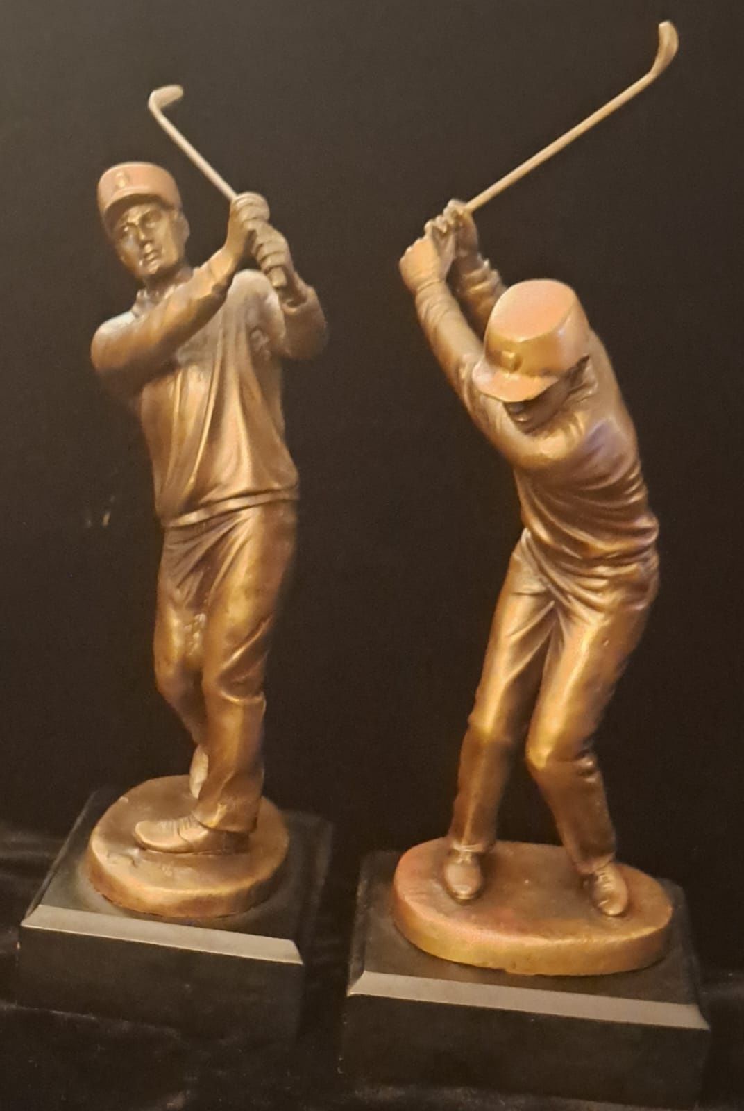 Par de jogadores de golfe