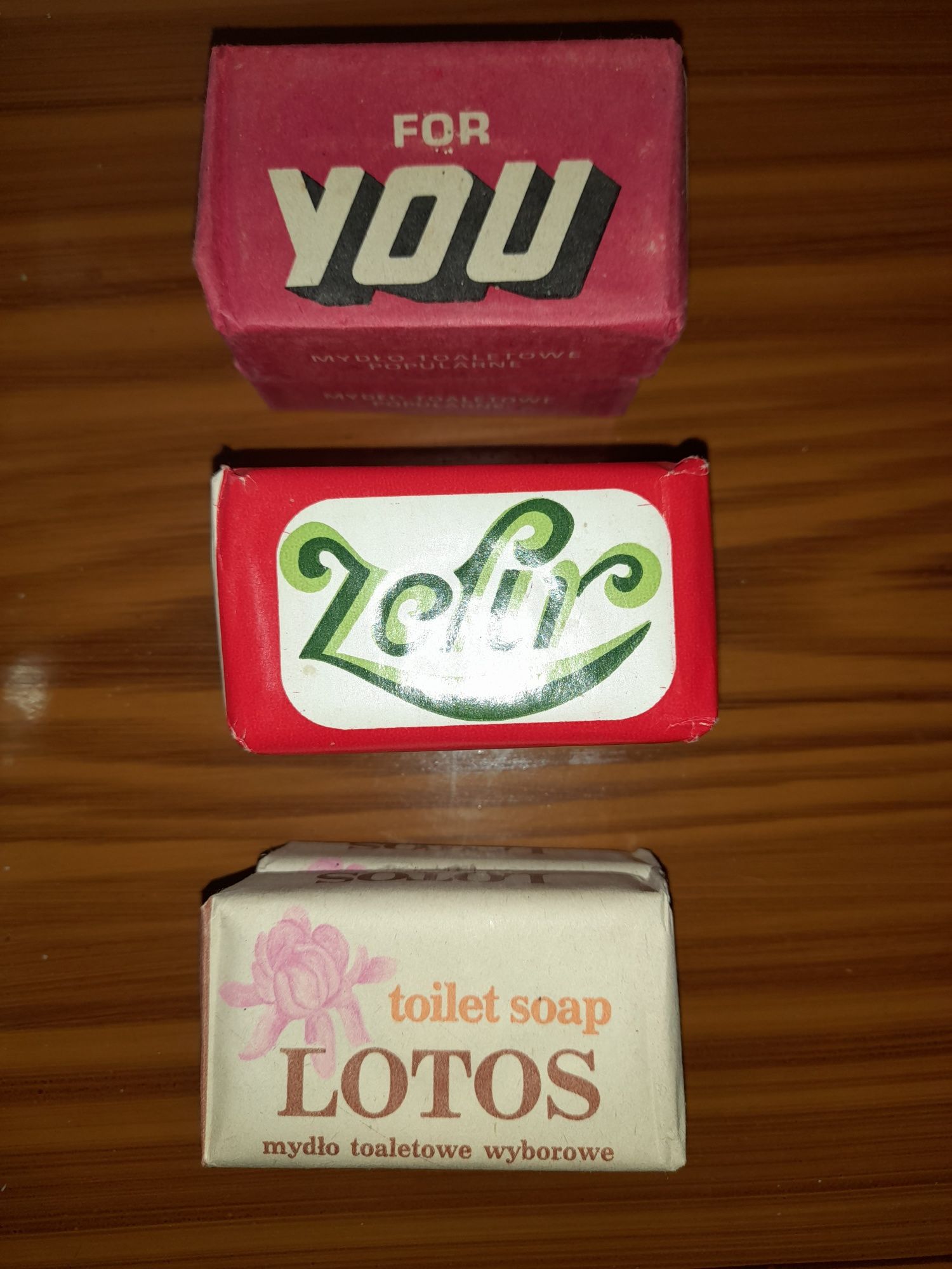 PRL mydło mydełka Lotos Zefir For You vintage