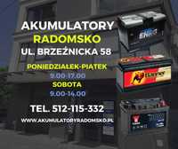 Akumulatory Radomsko - Sklep Brzeźnicka 58, Akumulator Radomsko