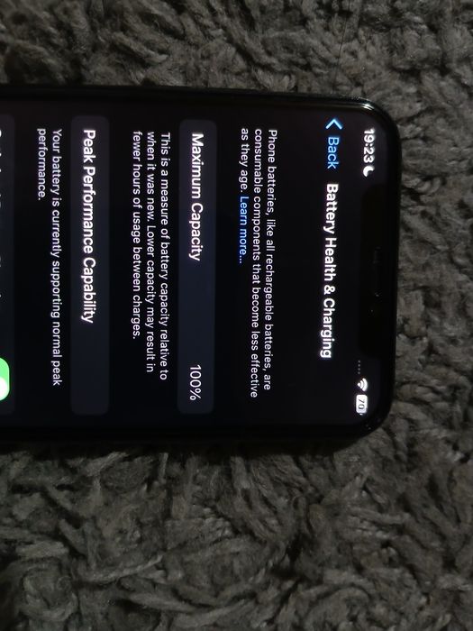 Iphone X 256gb 100% health