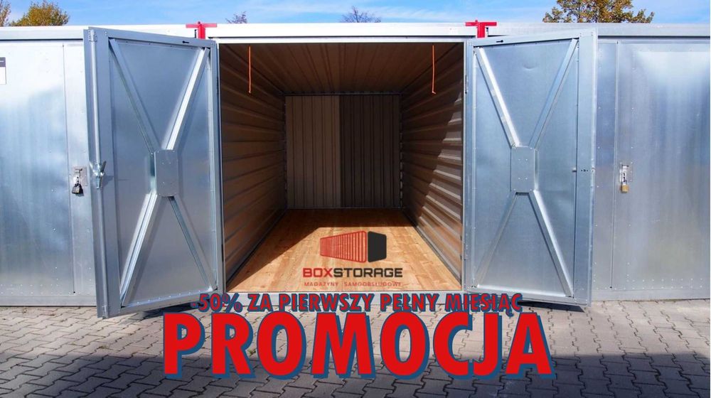 PROMOCJA - 50% Magazyny samoobsługowe do wynajęcia, dostęp 24h/7 9m2