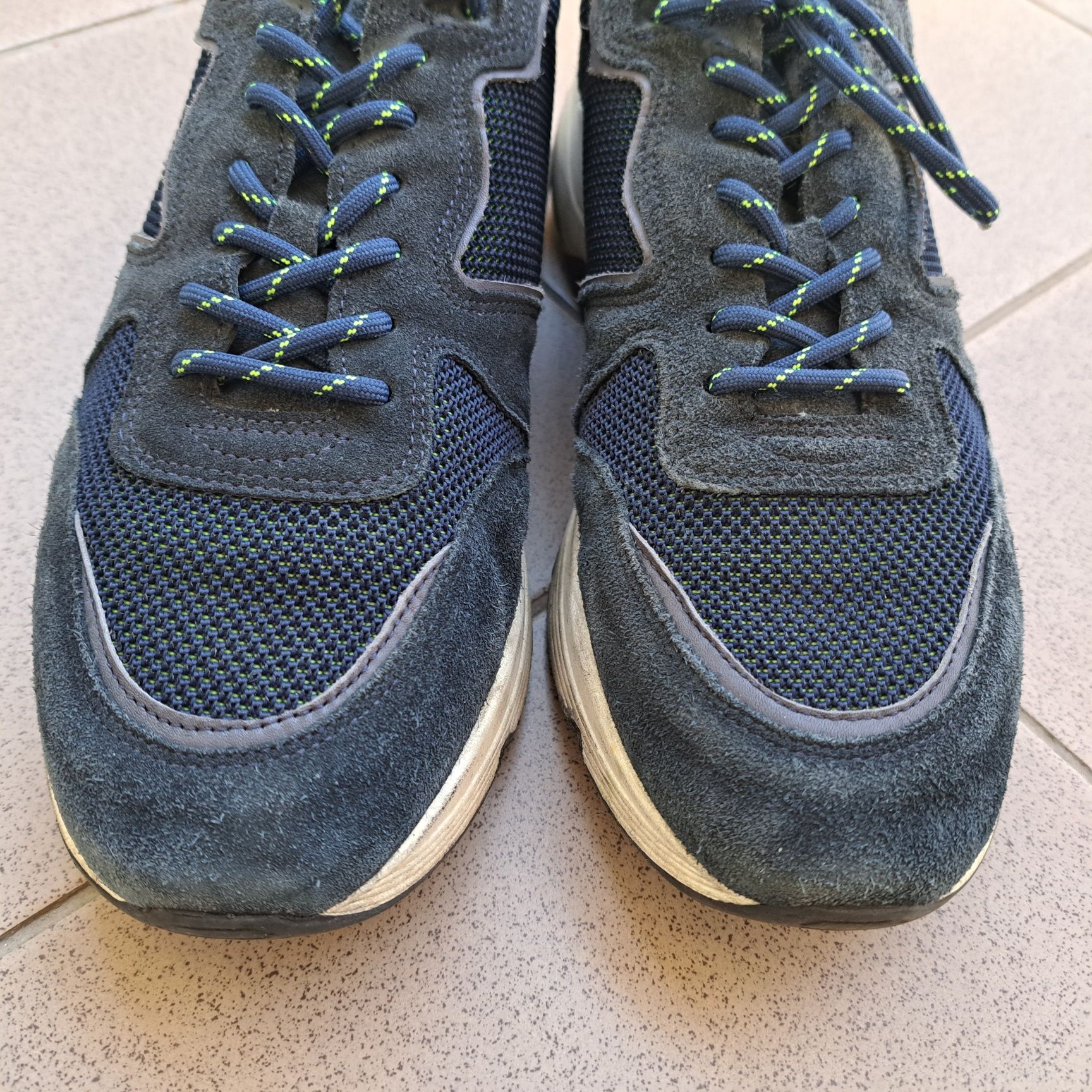 Wysokie sneakersy Wojas | skóra zamszowa