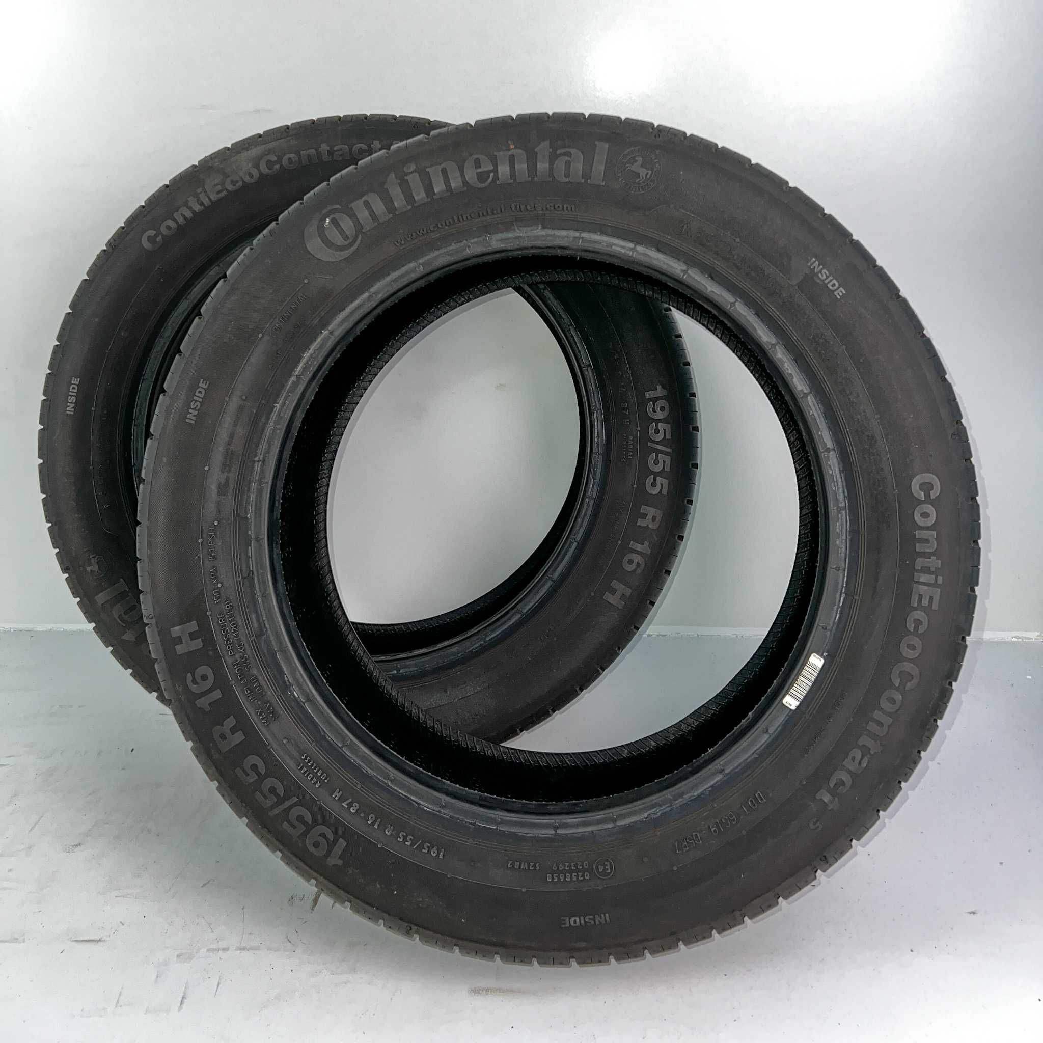 2 x opona letnia - Continental ContiEcoContact 5 - 195/55 R16