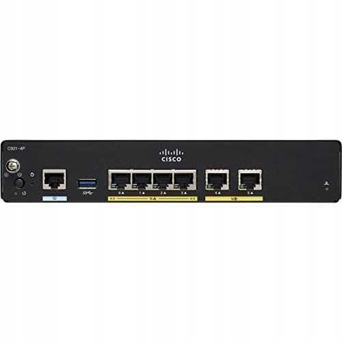 Cisco C921-4P Integrated Services Router Bez Klucza