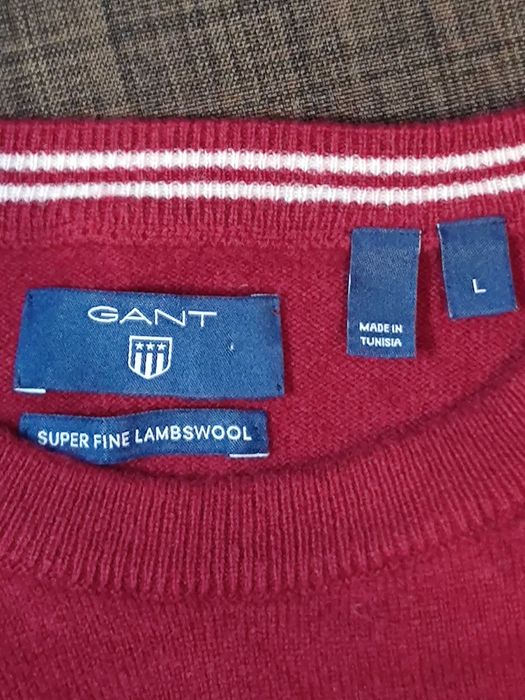 Мужской шерстяной свитер Gant (М-Л)