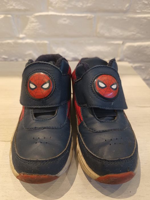 Buty świecące do kostki Spider-Man rozmiar 28