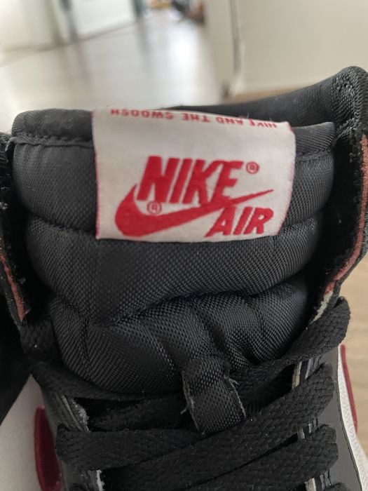 Air Jordan 1 High Black Gym Red 41