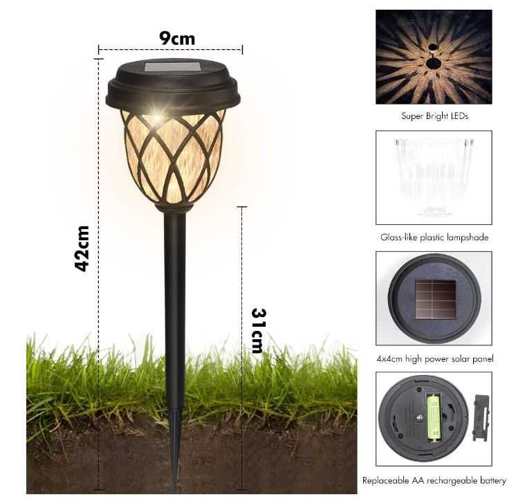 Zestaw 6 lamp solarnych HELESIN