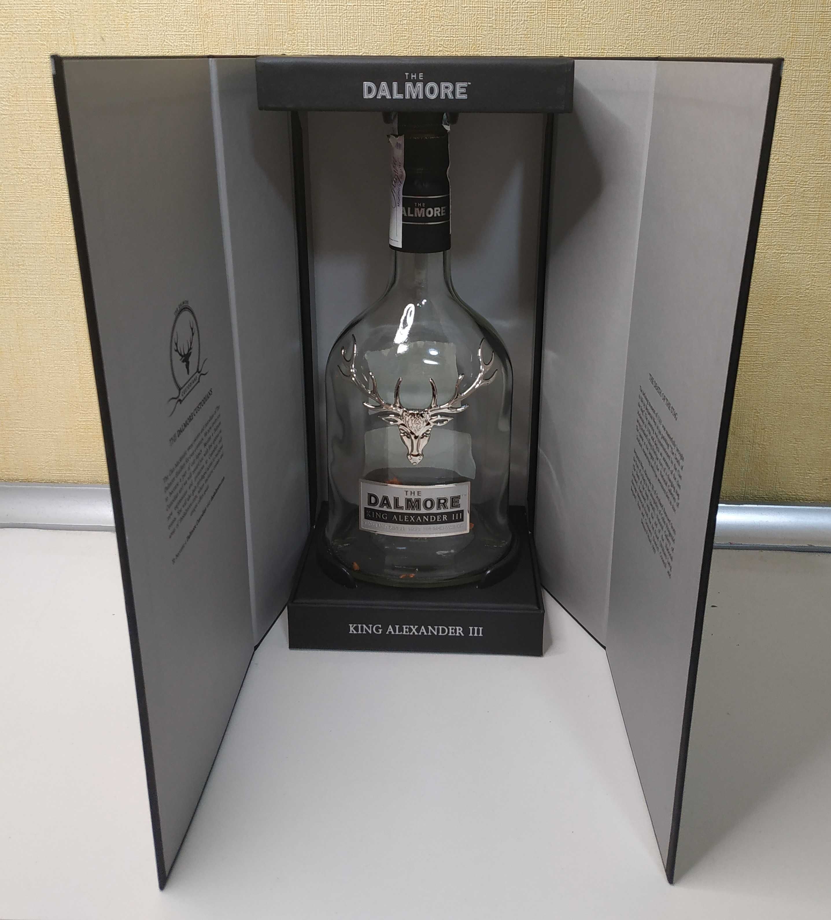 Бутылка в коробке из-под виски DALMORE King ALEXANDER III, 0,7 л