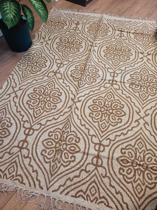 Dywan dwustronny frędzle na taras korytarz salon dywanik tarasowy duży