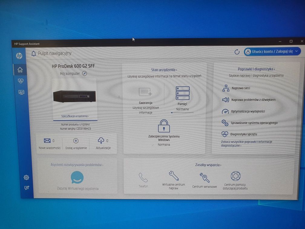 Komputer HP Prodesk 600 G2 i7 6gen