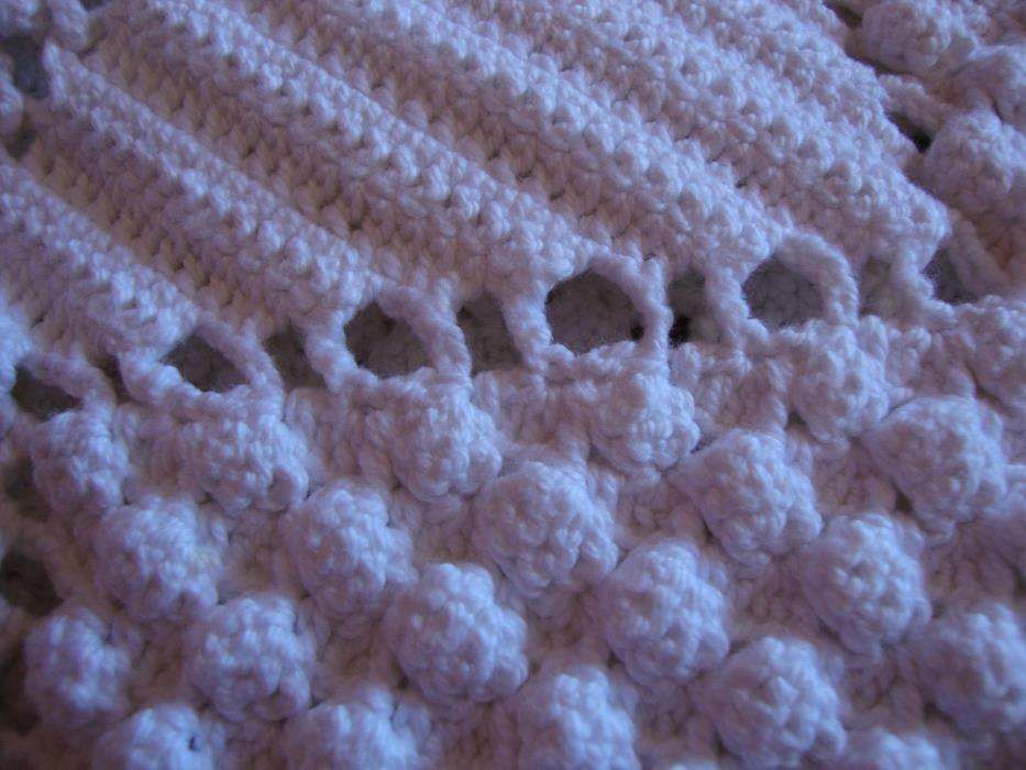 Colcha de renda crochet feita à mão NOVA