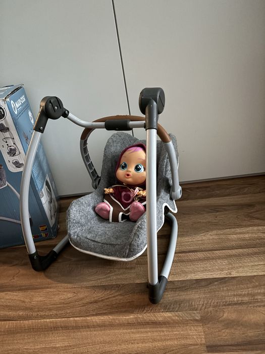 Krzesełko do karmienia huśtwaka bujaczek nosidelko dla lalki maxi cosi
