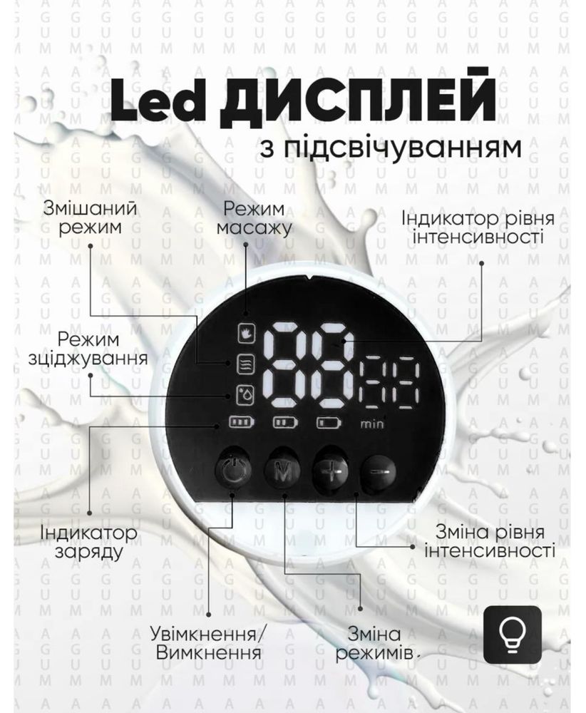 Молоковідсмоктувач электричний