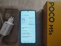 Смартфон телефон Poco M5S 6 + 5 / 128 NFC стерео комплект + скло