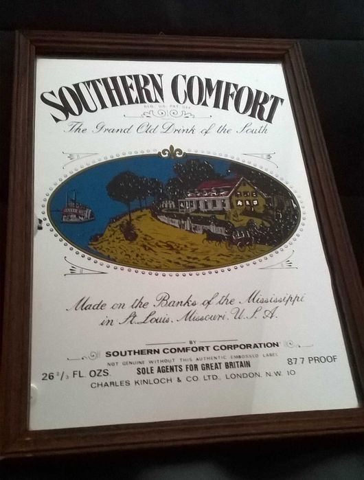 Lustro reklama Southern Comfort