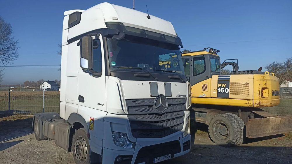 Mercedes-Benz Actros 1848  MP4 GIGASPACE low deck mega uszkodzony silnik