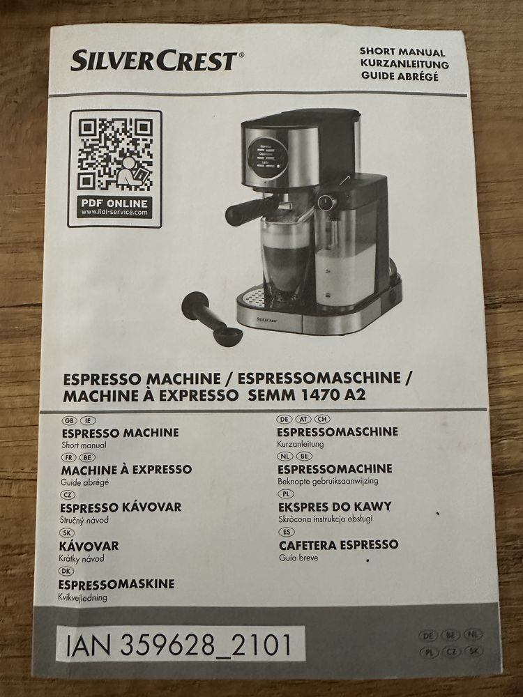Ekspres do kawy ciśnieniowy 1470 W