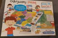 Puzzle gra edukacyjna Odkrywamy Polskę Clementoni