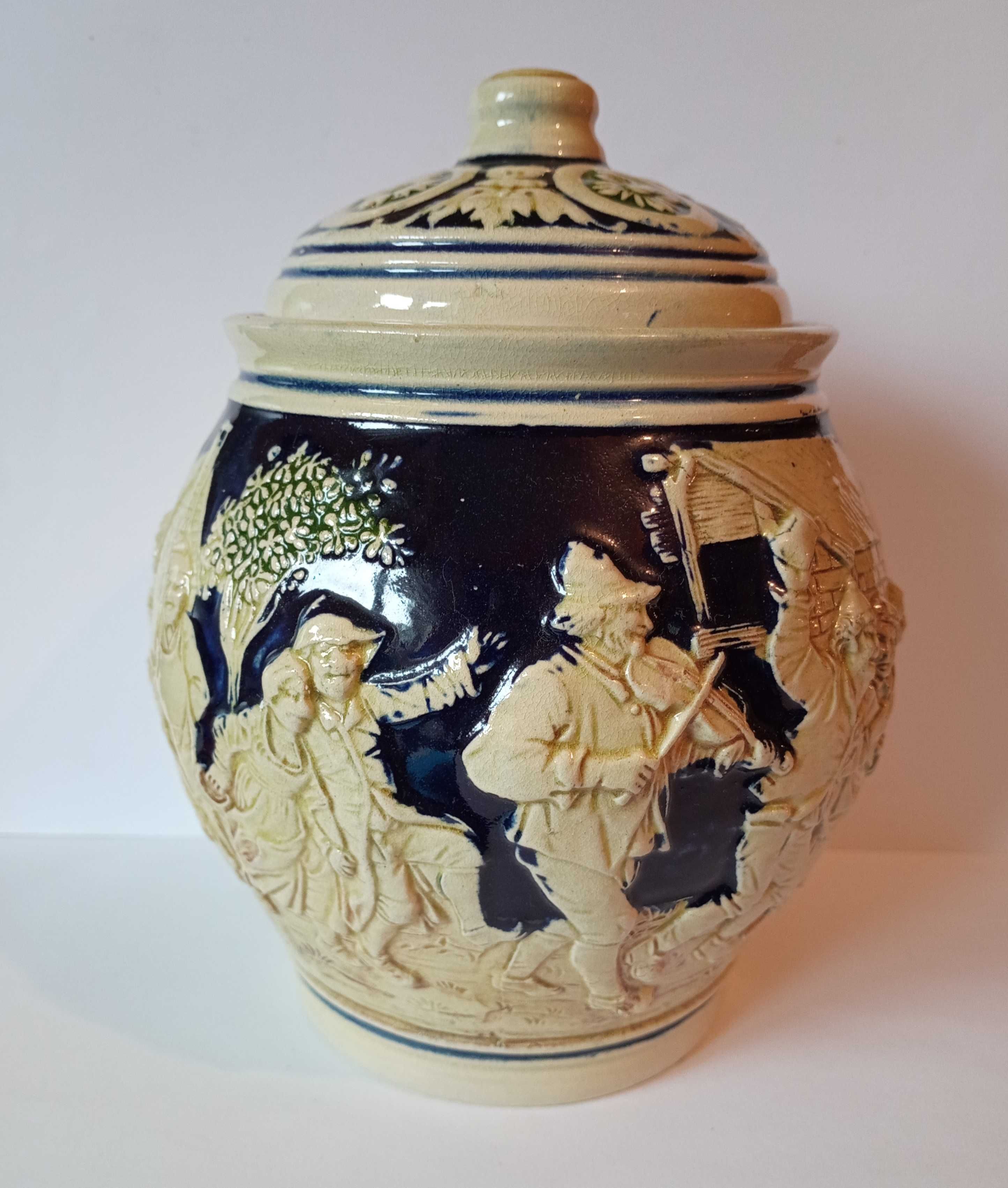 Sygnowany pojemnik ceramiczny pojemność 1L