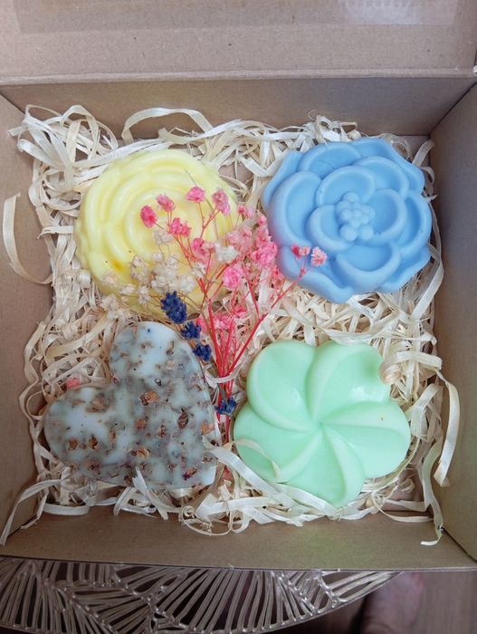 Mydełka zapachowe glicerynowe w pudełku