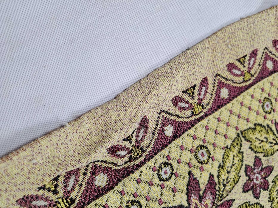 stary żakardowy kilim narzuta kapa