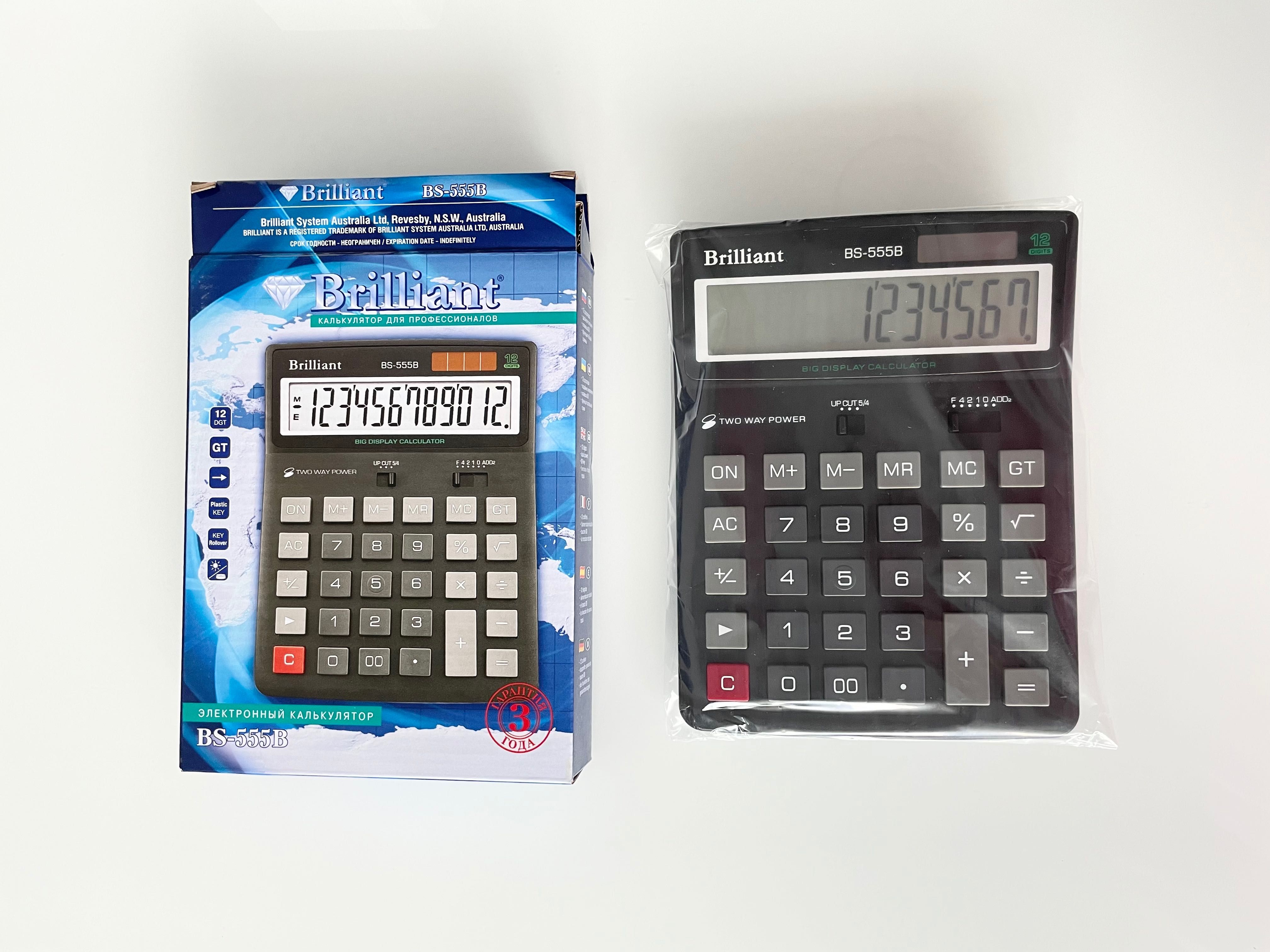 Новый калькулятор brilliant BS-555B